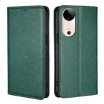 Custodia per telefono in pelle magnetica tinta unita lucida olio, For vivo S19, For vivo Y28 4G, For vivo X100s, For vivo Y38 5G / T3x Global