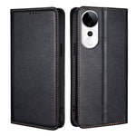 Custodia per telefono in pelle magnetica tinta unita lucida olio, For vivo V50 5G, For vivo X200 Pro 5G, For vivo Y300 Pro 5G, For vivo S19 Pro