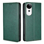 Custodia per telefono in pelle magnetica tinta unita lucida olio, For vivo V50 5G, For vivo X200 Pro 5G, For vivo Y300 Pro 5G, For vivo S19 Pro