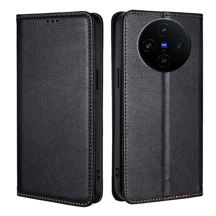 Custodia per telefono in pelle magnetica tinta unita lucida olio, For vivo S19, For vivo Y28 4G, For vivo X100s, For vivo Y38 5G / T3x Global