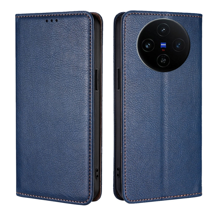 Custodia per telefono in pelle magnetica tinta unita lucida olio, For vivo S19, For vivo Y28 4G, For vivo X100s, For vivo Y38 5G / T3x Global