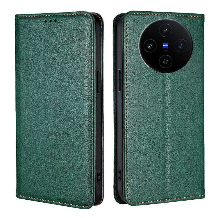 Custodia per telefono in pelle magnetica tinta unita lucida olio, For vivo S19, For vivo Y28 4G, For vivo X100s, For vivo Y38 5G / T3x Global