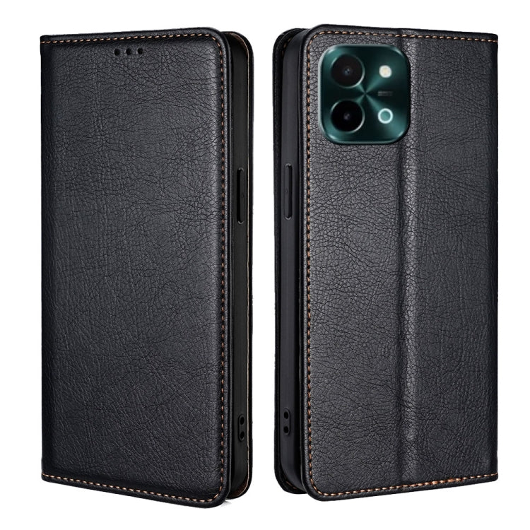 Custodia per telefono in pelle magnetica tinta unita lucida olio, For vivo S19, For vivo Y28 4G, For vivo X100s, For vivo Y38 5G / T3x Global