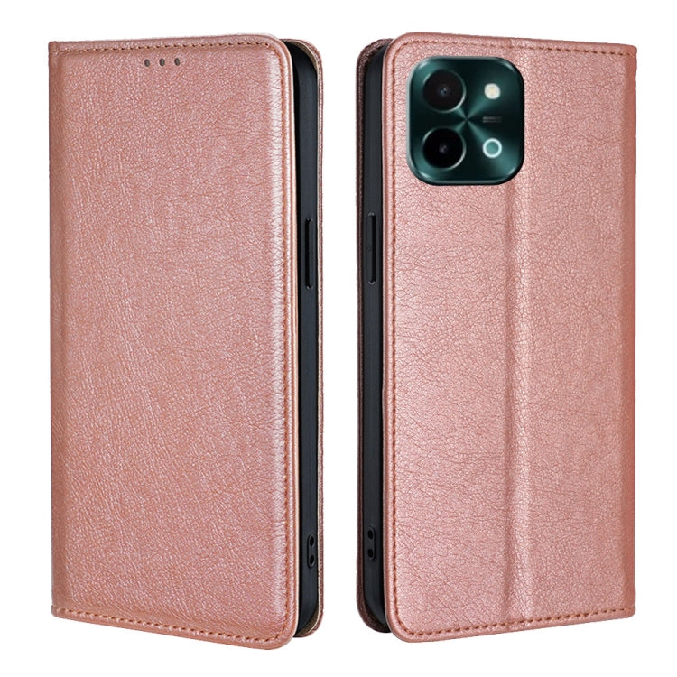 Custodia per telefono in pelle magnetica tinta unita lucida olio, For vivo S19, For vivo Y28 4G, For vivo X100s, For vivo Y38 5G / T3x Global