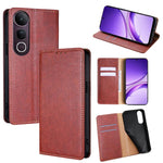 Custodia per telefono in pelle magnetica tinta unita lucida olio, For vivo Y39 5G Global, For vivo V50 Lite 5G, For vivo Y29s 5G / Y04 4G, For vivo Y29 4G Global
