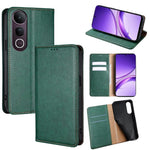 Custodia per telefono in pelle magnetica tinta unita lucida olio, For vivo Y39 5G Global, For vivo V50 Lite 5G, For vivo Y29s 5G / Y04 4G, For vivo Y29 4G Global
