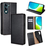 Custodia per telefono in pelle magnetica tinta unita lucida olio, For vivo Y39 5G Global, For vivo V50 Lite 5G, For vivo Y29s 5G / Y04 4G, For vivo Y29 4G Global