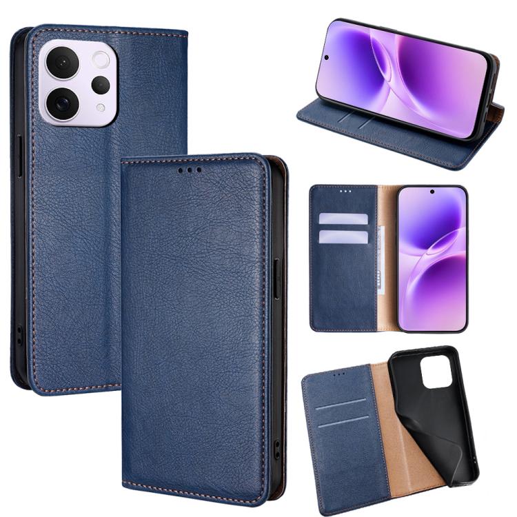 Custodia per telefono in pelle magnetica tinta unita lucida olio, For vivo X300 Ultra 5G, For vivo S50 Pro mini 5G, For vivo S50 5G, For vivo Y31 5G 2025