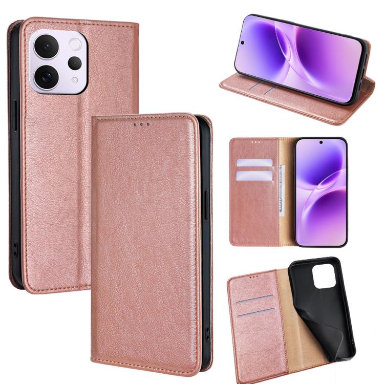 Custodia per telefono in pelle magnetica tinta unita lucida olio, For vivo X300 Ultra 5G, For vivo S50 Pro mini 5G, For vivo S50 5G, For vivo Y31 5G 2025