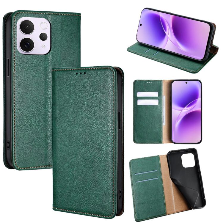 Custodia per telefono in pelle magnetica tinta unita lucida olio, For vivo X300 Ultra 5G, For vivo S50 Pro mini 5G, For vivo S50 5G, For vivo Y31 5G 2025