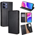 Custodia per telefono in pelle magnetica tinta unita lucida olio, For vivo X300s 5G, For vivo V70 FE 5G, For vivo Y05 4G, For vivo Y500i 5G