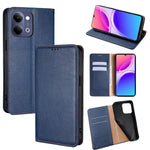 Custodia per telefono in pelle magnetica tinta unita lucida olio, For vivo X300s 5G, For vivo V70 FE 5G, For vivo Y05 4G, For vivo Y500i 5G