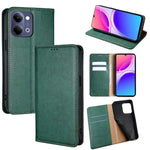 Custodia per telefono in pelle magnetica tinta unita lucida olio, For vivo X300s 5G, For vivo V70 FE 5G, For vivo Y05 4G, For vivo Y500i 5G