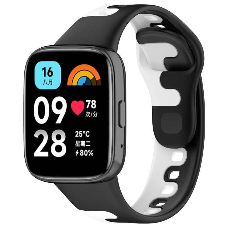 Cinturino in silicone bicolore cucito, For Redmi Watch 3 Lite
