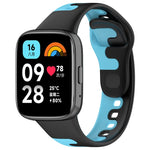 Cinturino in silicone bicolore cucito, For Redmi Watch 3 Lite