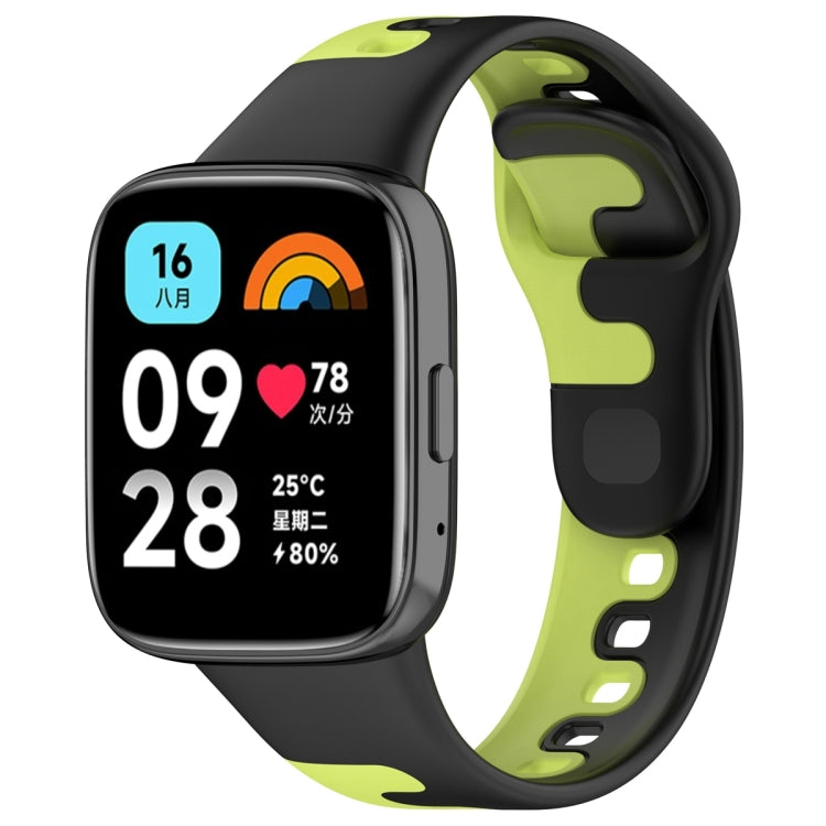 Cinturino in silicone bicolore cucito, For Redmi Watch 3 Lite