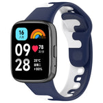 Cinturino in silicone bicolore cucito, For Redmi Watch 3 Lite