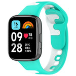 Cinturino in silicone bicolore cucito, For Redmi Watch 3 Lite