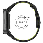 Cinturino in silicone bicolore cucito, For Redmi Watch 3 Lite