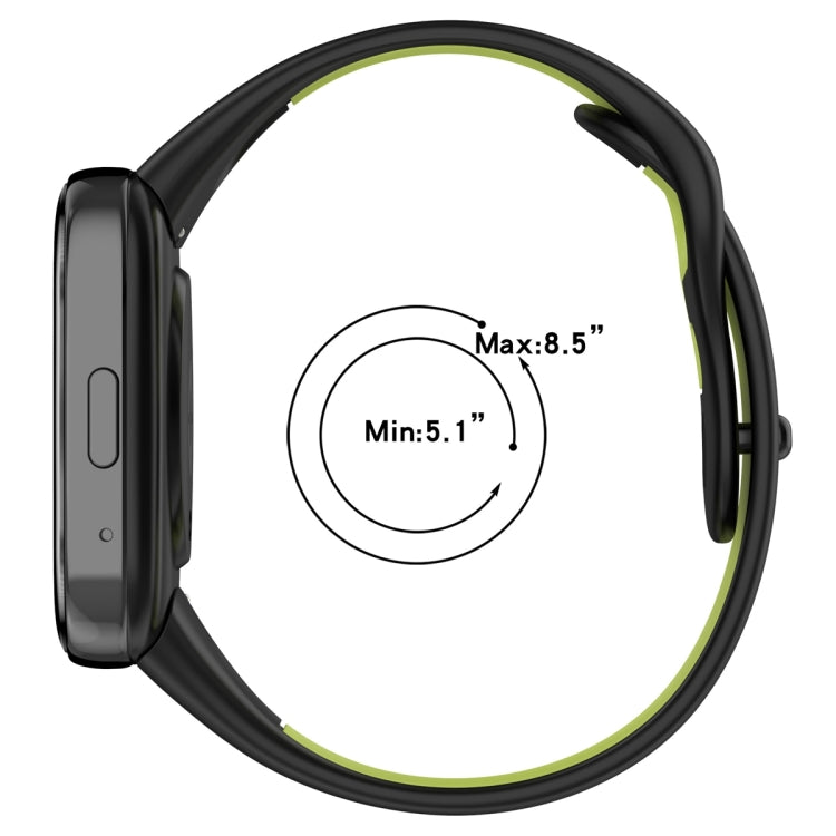 Cinturino in silicone bicolore cucito, For Redmi Watch 3 Lite