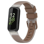 Cinturino in silicone trasparente a due colori, For Fitbit Inspire 3