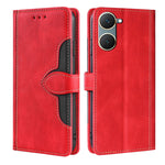 Custodia per telefono in pelle con fibbia magnetica Skin Feel, For vivo X100s, For vivo Y38 5G / T3x 5G Global, For vivo V30e 5G Global, For vivo iQOO Z9x 5G, For vivo iQOO Z9 Turbo, For vivo Y03 4G