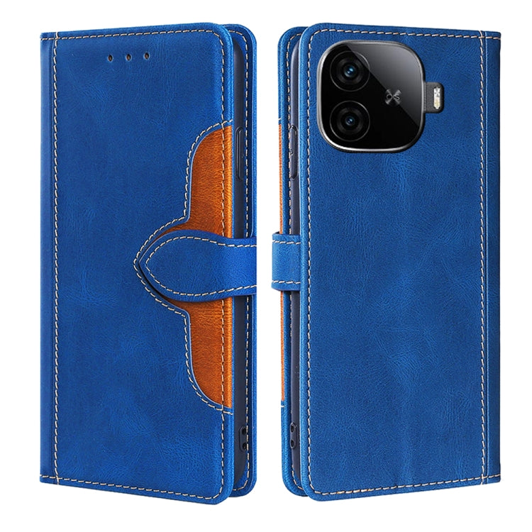 Custodia per telefono in pelle con fibbia magnetica Skin Feel, For vivo X100s, For vivo Y38 5G / T3x 5G Global, For vivo V30e 5G Global, For vivo iQOO Z9x 5G, For vivo iQOO Z9 Turbo, For vivo Y03 4G