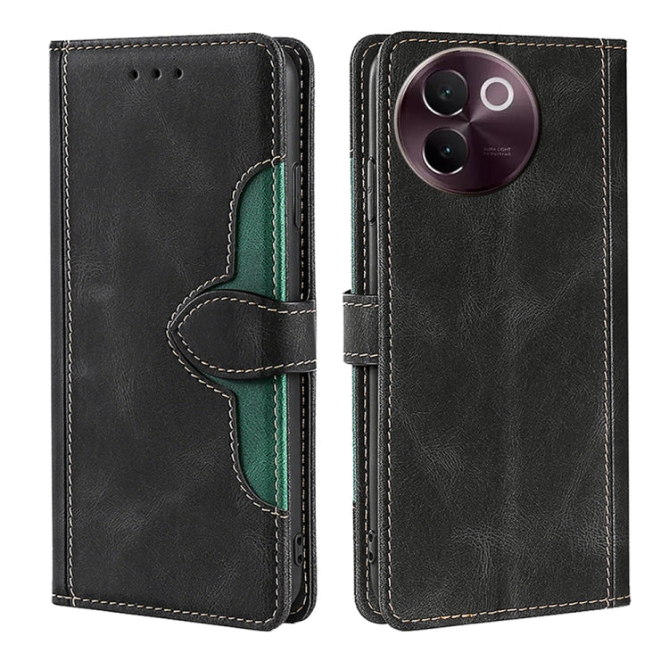 Custodia per telefono in pelle con fibbia magnetica Skin Feel, For vivo X100s, For vivo Y38 5G / T3x 5G Global, For vivo V30e 5G Global, For vivo iQOO Z9x 5G, For vivo iQOO Z9 Turbo, For vivo Y03 4G