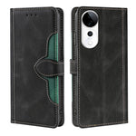 Custodia per telefono in pelle con fibbia magnetica Skin Feel, For vivo V50 5G, For vivo X200 Pro 5G, For vivo Y300 Pro 5G, For vivo S19 Pro 5G, For vivo S19 5G, For vivo Y28 4G