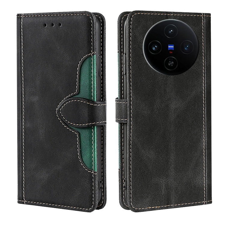 Custodia per telefono in pelle con fibbia magnetica Skin Feel, For vivo X100s, For vivo Y38 5G / T3x 5G Global, For vivo V30e 5G Global, For vivo iQOO Z9x 5G, For vivo iQOO Z9 Turbo, For vivo Y03 4G