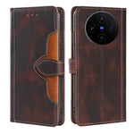 Custodia per telefono in pelle con fibbia magnetica Skin Feel, For vivo X100s, For vivo Y38 5G / T3x 5G Global, For vivo V30e 5G Global, For vivo iQOO Z9x 5G, For vivo iQOO Z9 Turbo, For vivo Y03 4G
