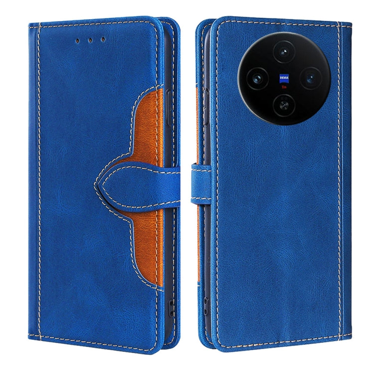 Custodia per telefono in pelle con fibbia magnetica Skin Feel, For vivo X100s, For vivo Y38 5G / T3x 5G Global, For vivo V30e 5G Global, For vivo iQOO Z9x 5G, For vivo iQOO Z9 Turbo, For vivo Y03 4G