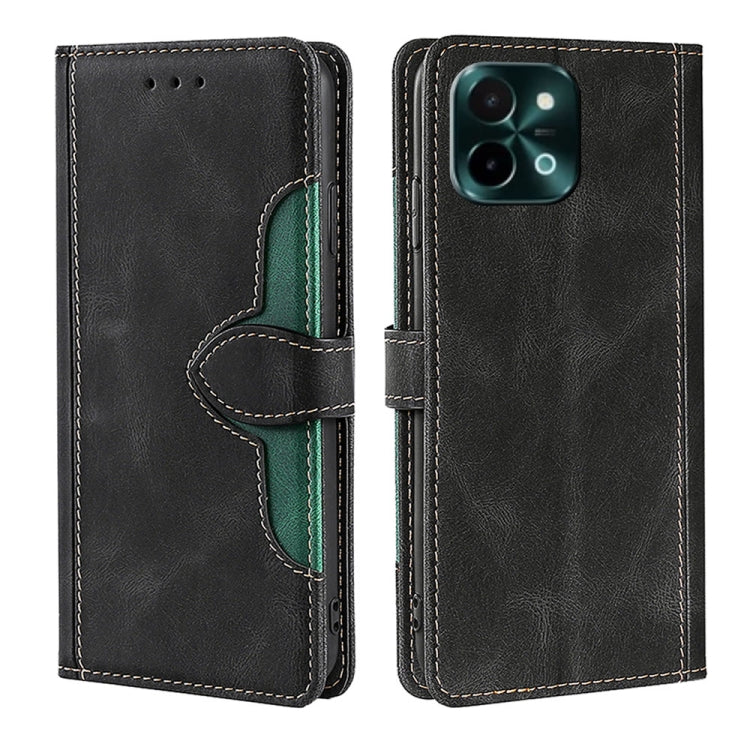 Custodia per telefono in pelle con fibbia magnetica Skin Feel, For vivo V50 5G, For vivo X200 Pro 5G, For vivo Y300 Pro 5G, For vivo S19 Pro 5G, For vivo S19 5G, For vivo Y28 4G