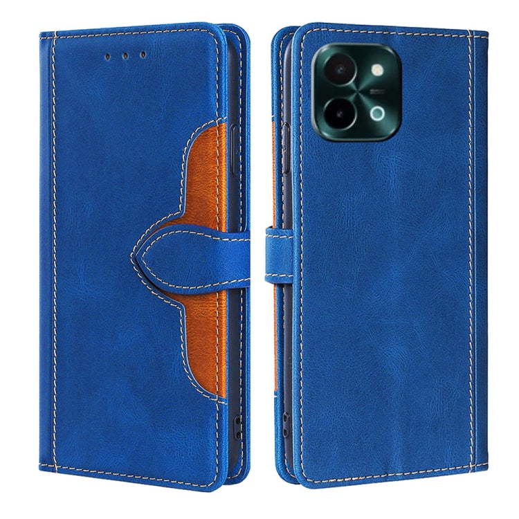 Custodia per telefono in pelle con fibbia magnetica Skin Feel, For vivo V50 5G, For vivo X200 Pro 5G, For vivo Y300 Pro 5G, For vivo S19 Pro 5G, For vivo S19 5G, For vivo Y28 4G