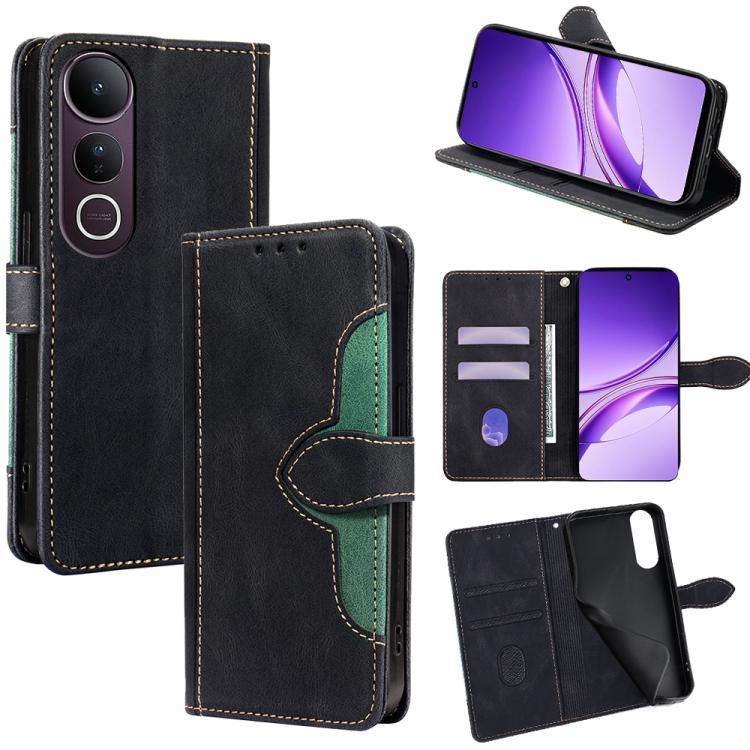Custodia per telefono in pelle con fibbia magnetica Skin Feel, For vivo iQOO Neo 10 5G Global, For vivo X200s 5G, For vivo Y39 5G Global, For vivo V50 Lite 5G, For vivo Y29s 5G / Y04 4G, For vivo Y29 4G Global