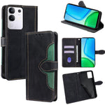 Custodia per telefono in pelle con fibbia magnetica Skin Feel, For vivo iQOO Neo 10 5G Global, For vivo X200s 5G, For vivo Y39 5G Global, For vivo V50 Lite 5G, For vivo Y29s 5G / Y04 4G, For vivo Y29 4G Global