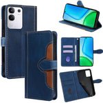 Custodia per telefono in pelle con fibbia magnetica Skin Feel, For vivo iQOO Neo 10 5G Global, For vivo X200s 5G, For vivo Y39 5G Global, For vivo V50 Lite 5G, For vivo Y29s 5G / Y04 4G, For vivo Y29 4G Global