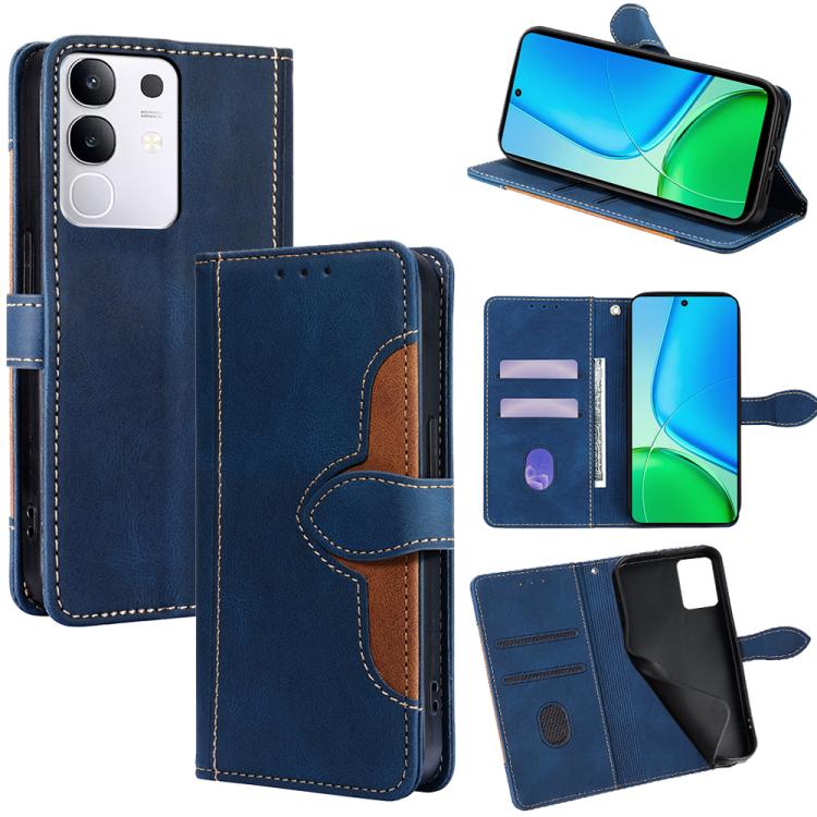 Custodia per telefono in pelle con fibbia magnetica Skin Feel, For vivo iQOO Neo 10 5G Global, For vivo X200s 5G, For vivo Y39 5G Global, For vivo V50 Lite 5G, For vivo Y29s 5G / Y04 4G, For vivo Y29 4G Global