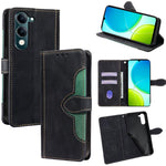 Custodia per telefono in pelle con fibbia magnetica Skin Feel, For vivo iQOO Neo 10 5G Global, For vivo X200s 5G, For vivo Y39 5G Global, For vivo V50 Lite 5G, For vivo Y29s 5G / Y04 4G, For vivo Y29 4G Global