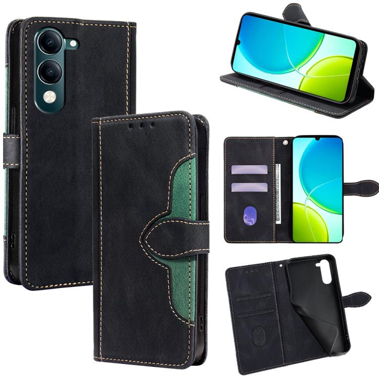 Custodia per telefono in pelle con fibbia magnetica Skin Feel, For vivo iQOO Neo 10 5G Global, For vivo X200s 5G, For vivo Y39 5G Global, For vivo V50 Lite 5G, For vivo Y29s 5G / Y04 4G, For vivo Y29 4G Global