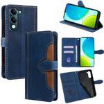 Custodia per telefono in pelle con fibbia magnetica Skin Feel, For vivo iQOO Neo 10 5G Global, For vivo X200s 5G, For vivo Y39 5G Global, For vivo V50 Lite 5G, For vivo Y29s 5G / Y04 4G, For vivo Y29 4G Global