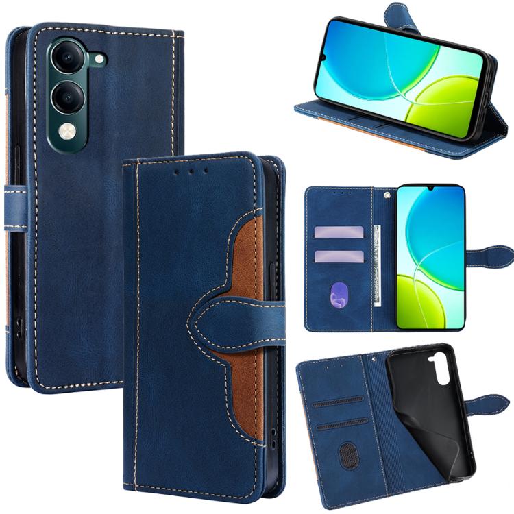 Custodia per telefono in pelle con fibbia magnetica Skin Feel, For vivo iQOO Neo 10 5G Global, For vivo X200s 5G, For vivo Y39 5G Global, For vivo V50 Lite 5G, For vivo Y29s 5G / Y04 4G, For vivo Y29 4G Global
