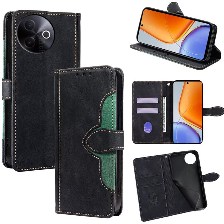 Custodia per telefono in pelle con fibbia magnetica Skin Feel, For vivo iQOO Neo 10 5G Global, For vivo X200s 5G, For vivo Y39 5G Global, For vivo V50 Lite 5G, For vivo Y29s 5G / Y04 4G, For vivo Y29 4G Global