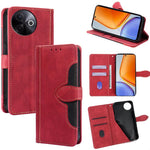 Custodia per telefono in pelle con fibbia magnetica Skin Feel, For vivo iQOO Neo 10 5G Global, For vivo X200s 5G, For vivo Y39 5G Global, For vivo V50 Lite 5G, For vivo Y29s 5G / Y04 4G, For vivo Y29 4G Global