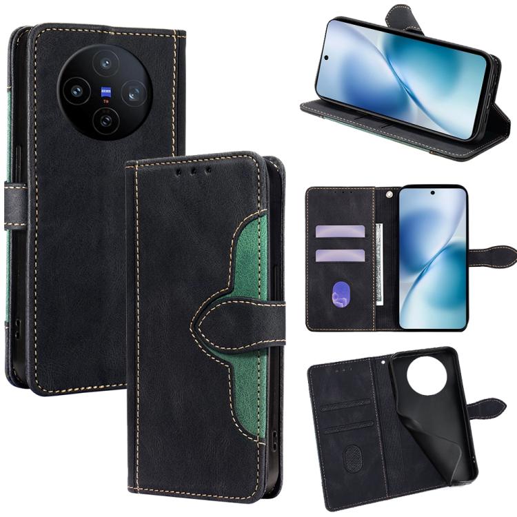 Custodia per telefono in pelle con fibbia magnetica Skin Feel, For vivo iQOO Neo 10 5G Global, For vivo X200s 5G, For vivo Y39 5G Global, For vivo V50 Lite 5G, For vivo Y29s 5G / Y04 4G, For vivo Y29 4G Global