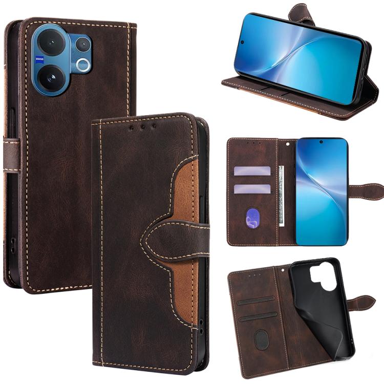 Custodia per telefono in pelle con fibbia magnetica Skin Feel, For vivo S50 5G, For vivo X300 Pro 5G, For vivo X300 5G, For vivo Y31 5G 2025, For vivo V60 Lite 5G Global, For vivo V60 5G Global