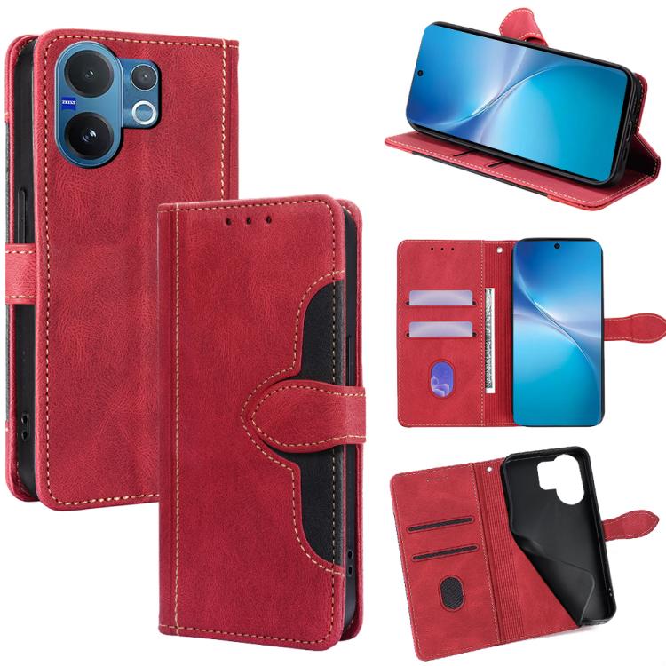 Custodia per telefono in pelle con fibbia magnetica Skin Feel, For vivo S50 5G, For vivo X300 Pro 5G, For vivo X300 5G, For vivo Y31 5G 2025, For vivo V60 Lite 5G Global, For vivo V60 5G Global