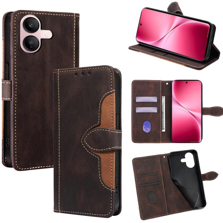 Custodia per telefono in pelle con fibbia magnetica Skin Feel, For vivo S50 5G, For vivo X300 Pro 5G, For vivo X300 5G, For vivo Y31 5G 2025, For vivo V60 Lite 5G Global, For vivo V60 5G Global