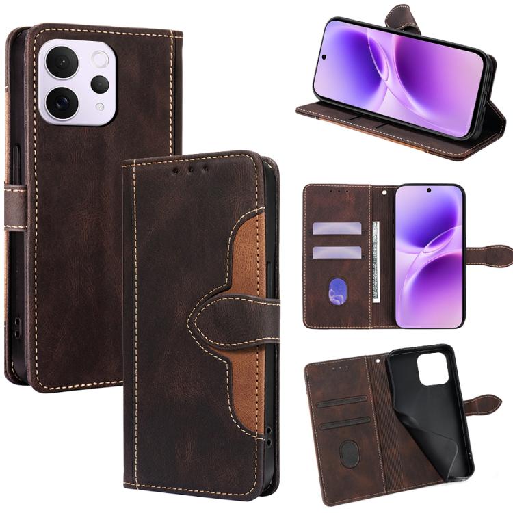 Custodia per telefono in pelle con fibbia magnetica Skin Feel, For vivo S50 5G, For vivo X300 Pro 5G, For vivo X300 5G, For vivo Y31 5G 2025, For vivo V60 Lite 5G Global, For vivo V60 5G Global