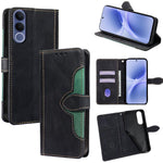 Custodia per telefono in pelle con fibbia magnetica Skin Feel, For vivo X300s 5G, For vivo V70 FE 5G, For vivo Y05 4G, For vivo Y500i 5G, For vivo X300 Ultra 5G, For vivo S50 Pro mini 5G